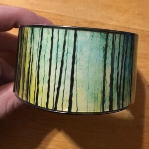 Lia Sophia Sundown Gunmetal Stretch Bracelet